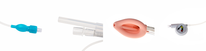 Double Lumen 95 Angel Silicone Curved Laryngeal Mask Airway Dengan PVC Tube 3