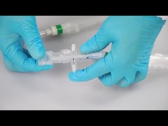 Y Piece 72H Push Switch Kateter Sedot Tertutup