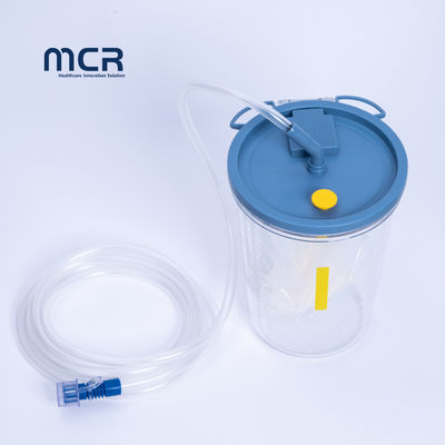 Harga yang bagus Disposable Medical 1500ml 2500ml Suction Liner Bag-Suction Liner dan Canister 1500cc Dengan Solidifier on line