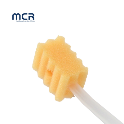 ICU Disposable Suction Oral Hygiene Swab Sponge Toothbrush For Adult