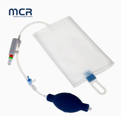 Harga yang bagus 500ml 1000ml Infusion Bag PVC Pressure Indicator Medical Fluid Infusion Container Suitable Hospital Clinic Applications on line