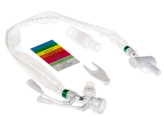 Harga yang bagus Panjang Endotracheal 600mm Kateter Sedot Tutup 16Fr Sedot Inline Tutup untuk Pengelolaan Jalur Udara on line