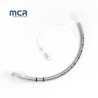 Harga yang bagus PU Cuff Disposable Reinforced Soft & Flexible Endotracheal Tube dengan ujung halus on line