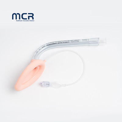 Harga yang bagus Fleksibel Tabung melengkung Laryngeal Mask Airway dengan Soft Cuff Cairan Silikon PVC Materia on line
