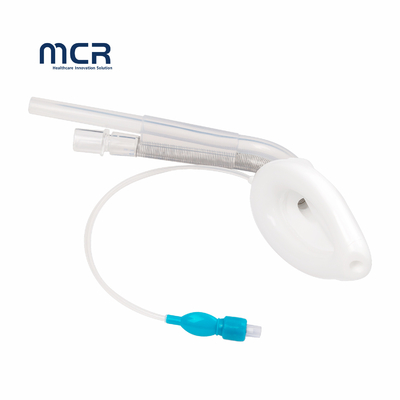 Harga yang bagus Memperkuat leher dan permukaan halus Double Lumen Curved Laryngeal Mask Airway dengan Liquid Silicone Cuff on line