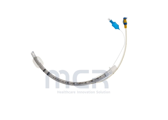 Tabung Endotracheal Disposable yang Diperkuat dengan Port Suction Micro Thin PU Cuffed