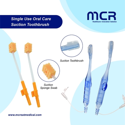 Harga yang bagus Disposable Suction Toothbrush Untuk Bantuan Kebersihan Mulut Kepada Pasien on line