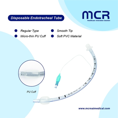 Harga yang bagus Tabung Endotracheal Bahan PVC Transparan Dengan Balon Lembut on line