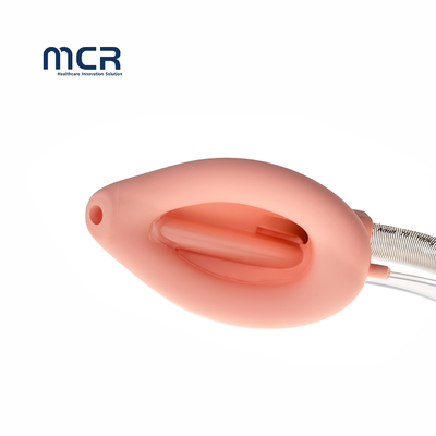 Harga yang bagus Préformed Disposable Double Lumen Laryngeal Mask Airway Silikon melengkung on line