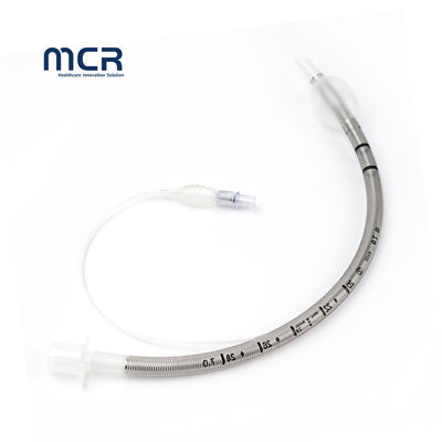 Selang Endotrakeal Diperkuat PU PVC Ber Cuff Ukuran 2.0-10.0