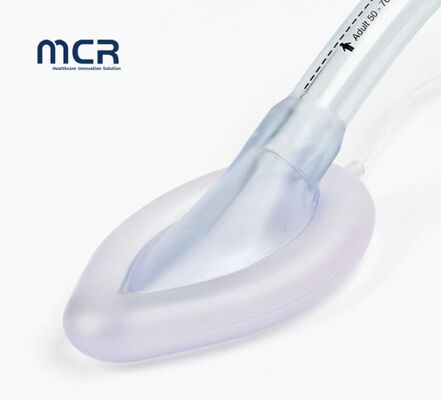 Masker Laringal PVC sekali pakai saluran udara dengan sterilisasi etilena oksida dan tabung fleksibel tahan hancur untuk manajemen saluran udara yang ekonomis