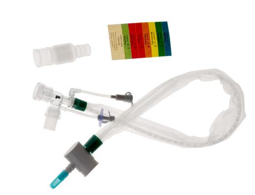 Harga yang bagus Sistem Kateter Penyedutan tertutup kelas medis 14FR 300mm Panjang Tracheostomy on line