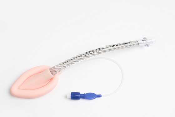Harga yang bagus Fleksibel Silikon Berpakaian Kembali Masker Laringal Airway Diperkuat Tipe untuk Penggunaan Medis on line