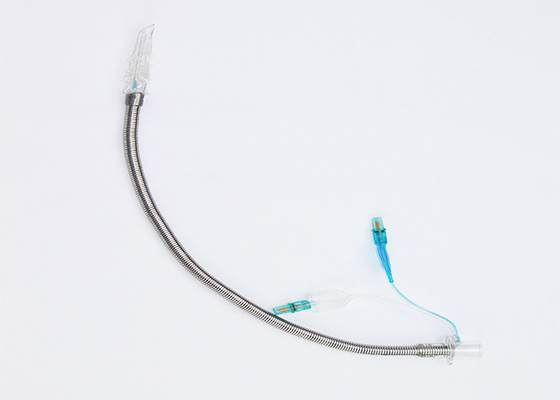 Harga yang bagus Perlengkapan medis sekali pakai Stainless Steel Laser Resistant Endotracheal Tube untuk Laser Larynx Operasi on line
