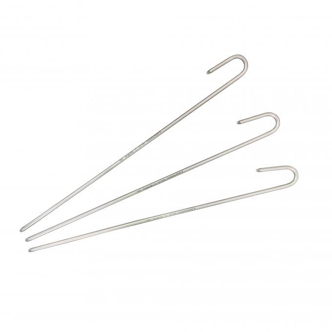 Stylet Intubasi Aluminium Berukuran Berbeda Dengan Sleeve PVC Untuk Mudah Dan Fleksibel 0