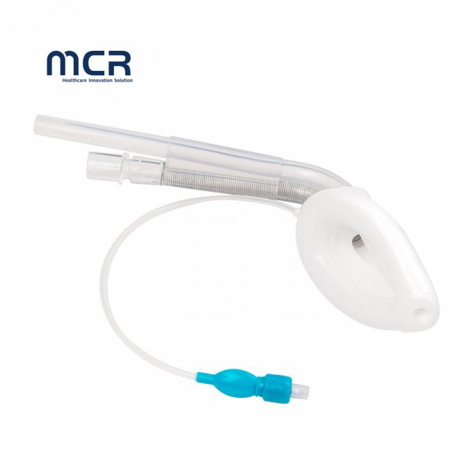 Double Lumen Curved Laryngeal Mask Airway Silicone LMA sekali pakai 0
