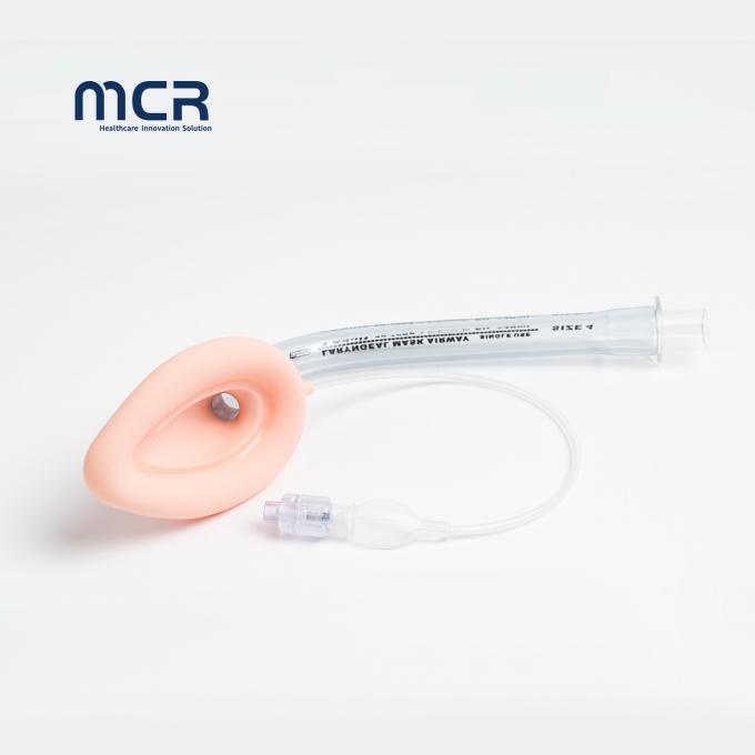 Masker Laringal sekali pakai saluran udara Silicone Cuff Dan PVC Tube LMA 0