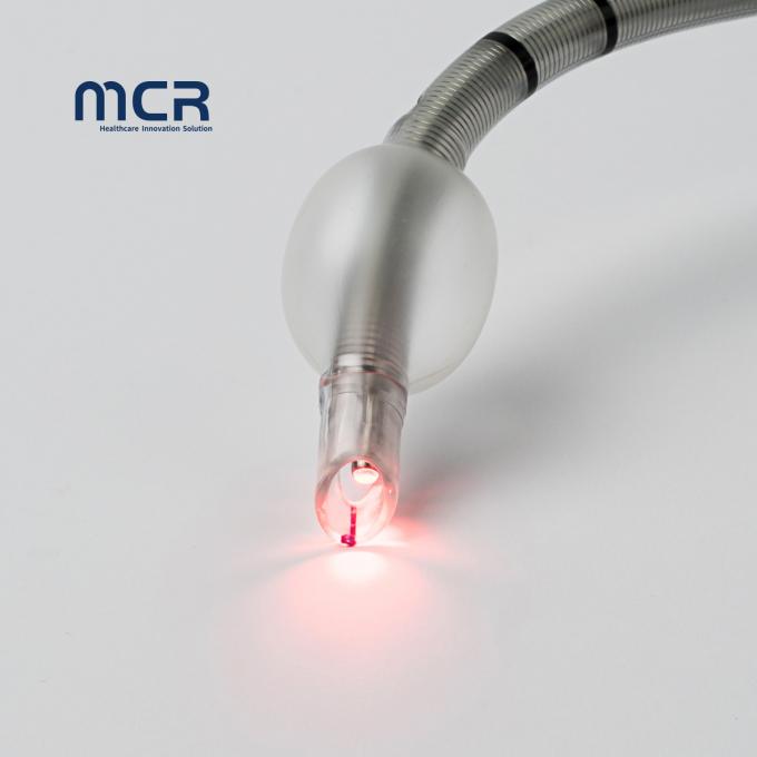 Endotracheal Tube Light Disposable Medical Tracheal Intubation Red Light Intubating Stylet untuk Rumah Sakit 0