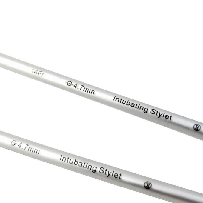 Aluminium Material Soft Branding Intubating Stylet Untuk Endotracheal Tube 1