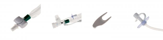 Single Lumen Closed Suction System L Type 24H Suction Catheter Double Swivel Elbow (Sistem hisap tertutup dengan satu lumen) 0
